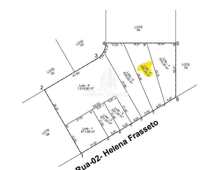 Terreno à venda em Piracicaba, Nova Suiça, com 566.28 m²